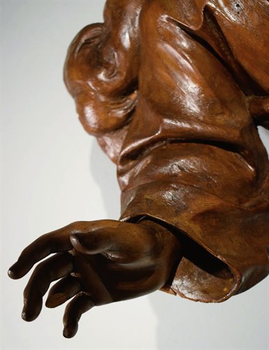 Dieu le Père -  Sculpture murale en bois